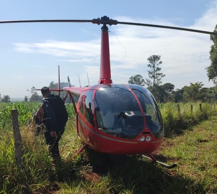 Depois de ouvido pela Polícia Federal, piloto de helicóptero foi liberado