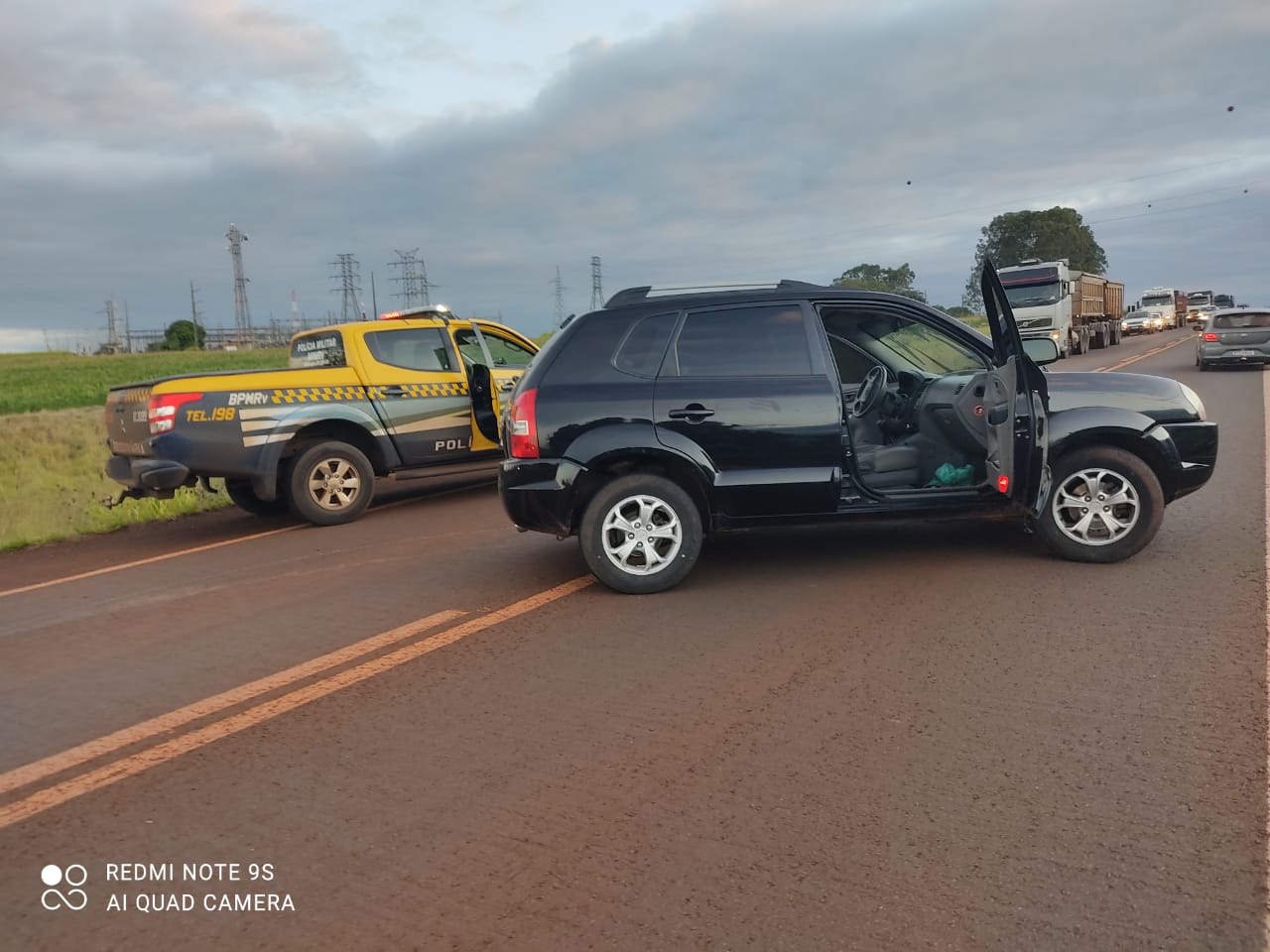 Polícia Militar Rodoviária faz segunda apreensão de drogas nesta quinta-feira (13) e recupera veículo produto de roubo/furto