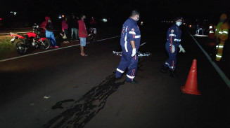 Adolescente deita na pista e morre atropelado na BR-163 em Dourados