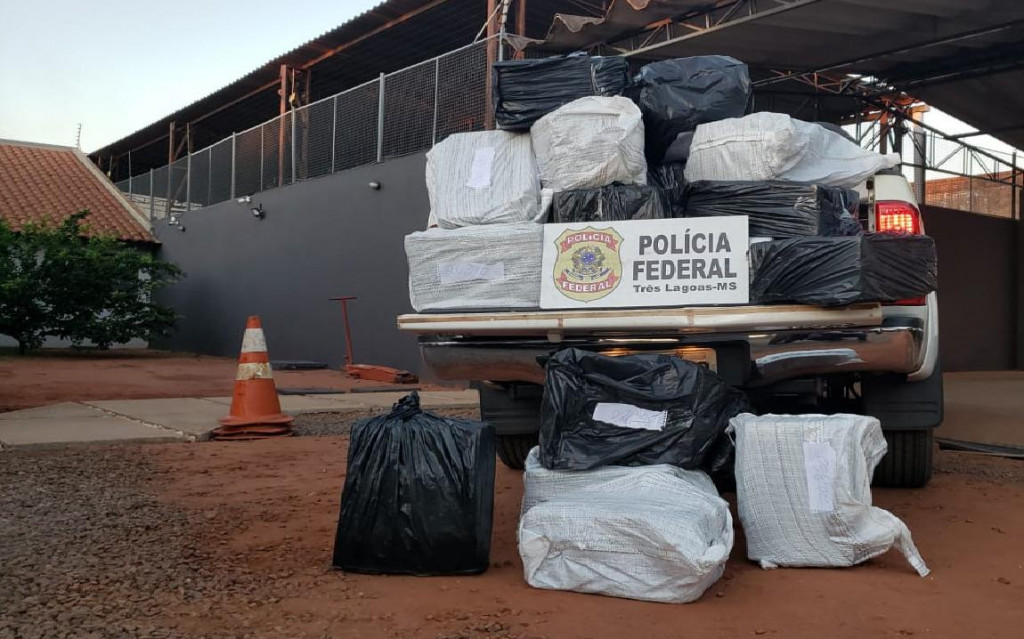 Ação conjunta apreende 580 quilos de maconha que saíram de Dourados