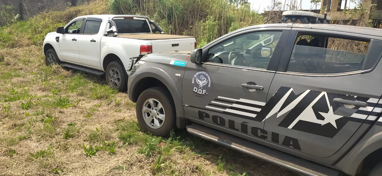 Caminhonete roubada em Minas Gerais é recuperada pelo DOF