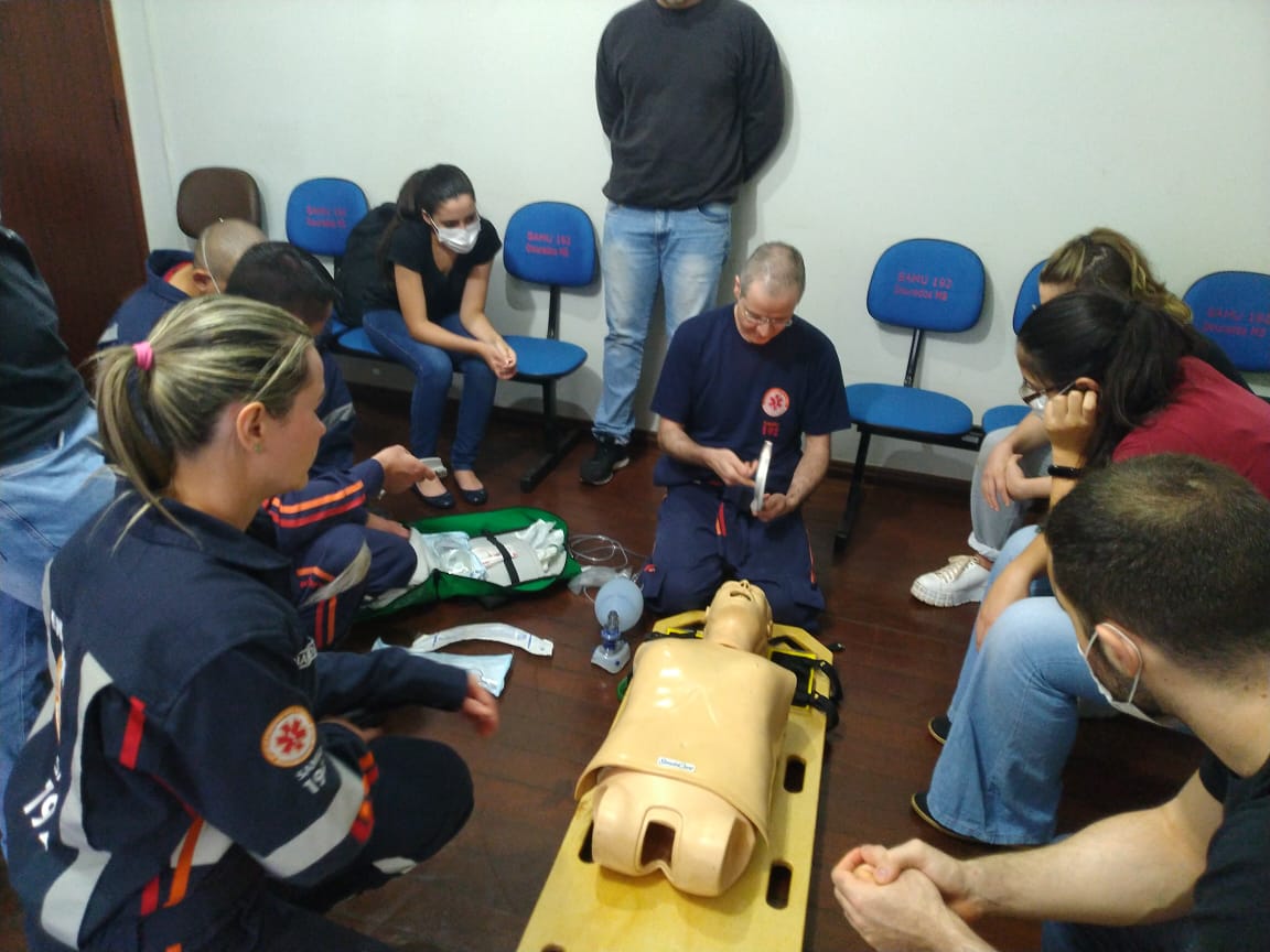 Samu de Dourados ministrou curso de capacitação para alunos da UFGD