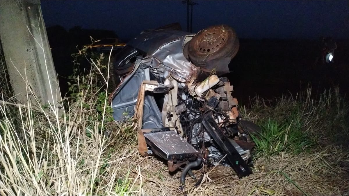 Polícia identifica mulher que morreu após carro capotar entre Dourados e Laguna Carapã