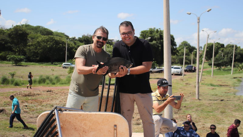 Pesca é liberada no lago do Parque Antenor Martins de quarta a domingo