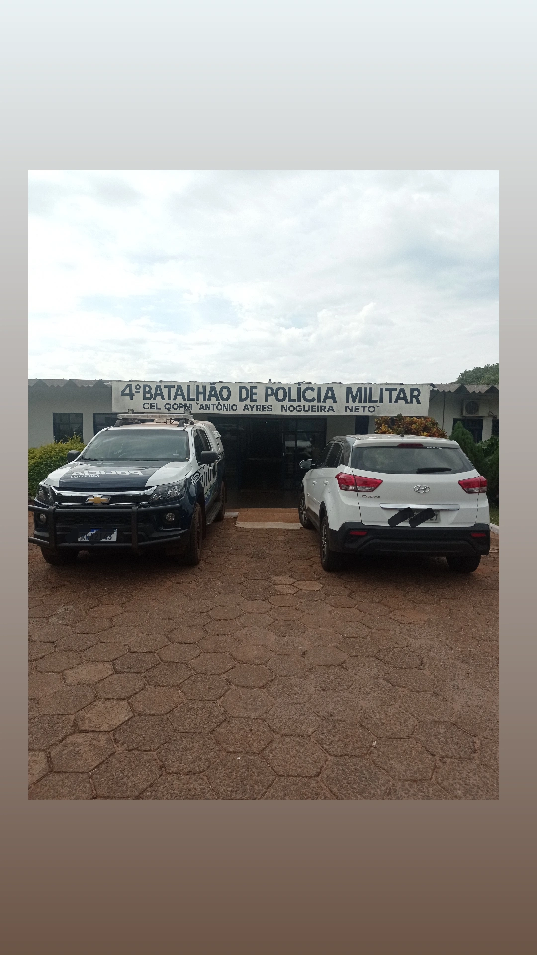 Policiais Militares do 4° Batalhão recuperam veículo que havia sido roubado em Campo Grande.