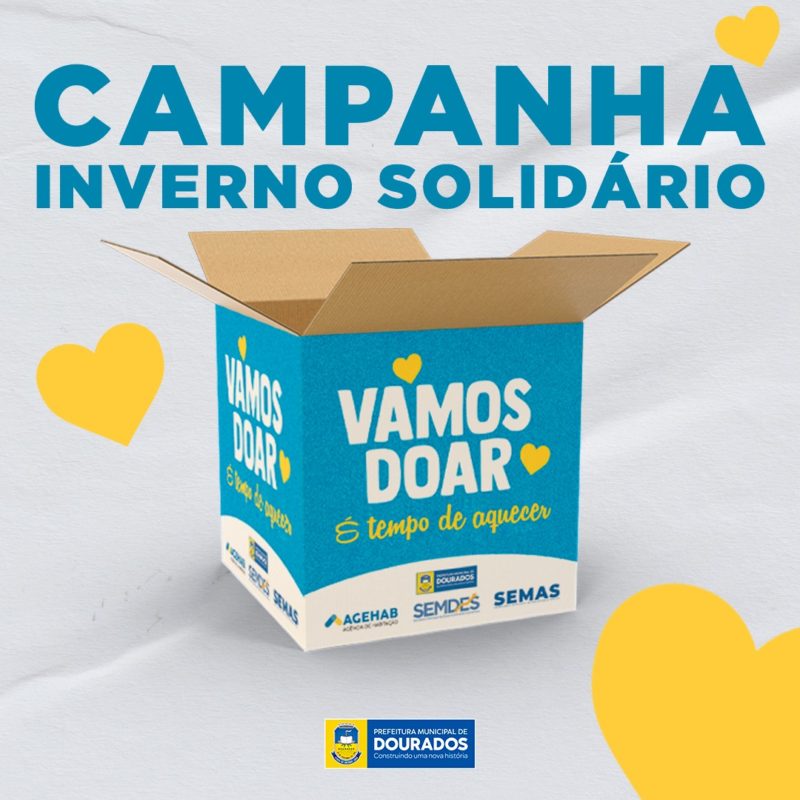 Campanha Inverno Solidário segue arrecadando agasalho e cobertores