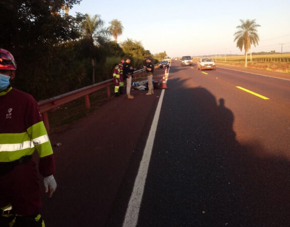 Motociclista morre na BR-163 em Rio Brilhante