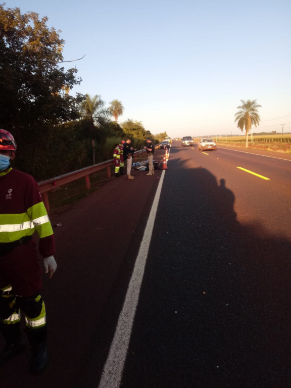 Motociclista morre na BR-163 em Rio Brilhante