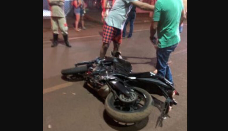 Motociclista morre após colisão em área central de Nova Alvorada do Sul