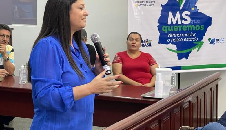 Rose Modesto visita oito cidades no final de semana apresentando o MS que Queremos