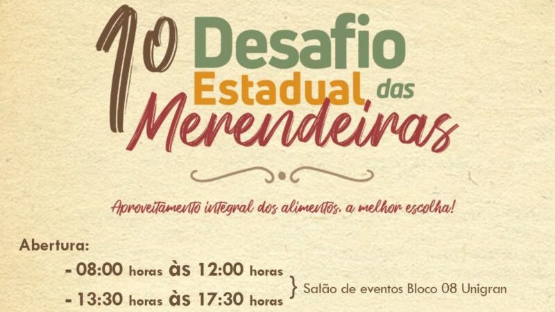 Dourados realiza nesta quarta-feira a etapa municipal do Desafio de Merendeiras