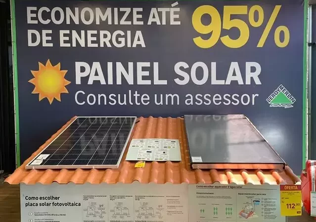 Começam amanhã as ofertas do Feirão de Energia Solar na Leroy Merlin