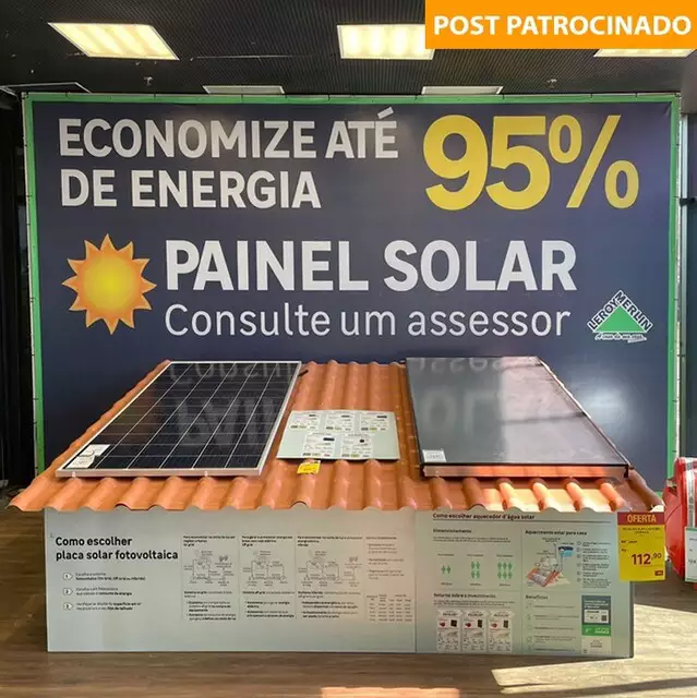 Começam amanhã as ofertas do Feirão de Energia Solar na Leroy Merlin