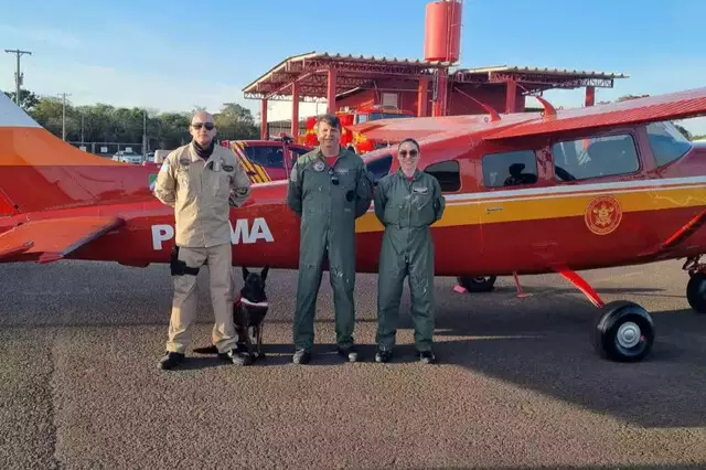 Bombeiros fazem buscas por funcionário de fazenda desaparecido desde sexta