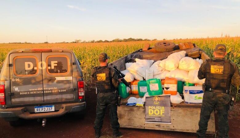 Homem é preso levando mais de R$ 3,8 milhões em defensivos agrícolas contrabandeados