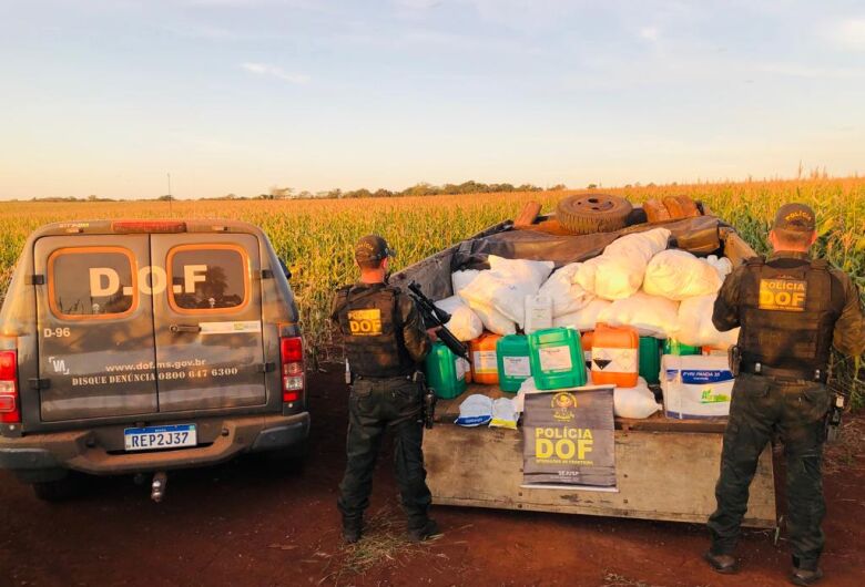 Homem é preso levando mais de R$ 3,8 milhões em defensivos agrícolas contrabandeados