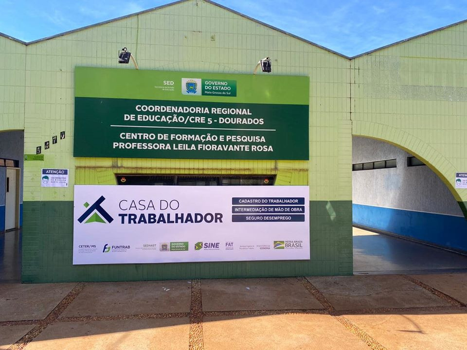 Casa do Trabalhador oferece mais de 320 vagas de emprego em Dourados