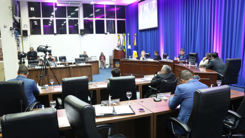 Na 28ª sessão ordinária do ano, vereadores aprovam 11 projetos