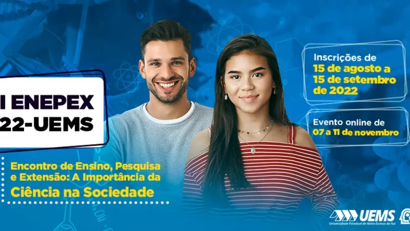 Enepex: Período de submissão de trabalhos começa hoje