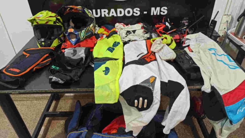 Com quase 50 passagens pela polícia, ladrão é preso após furtar corredores de motocross em Dourados