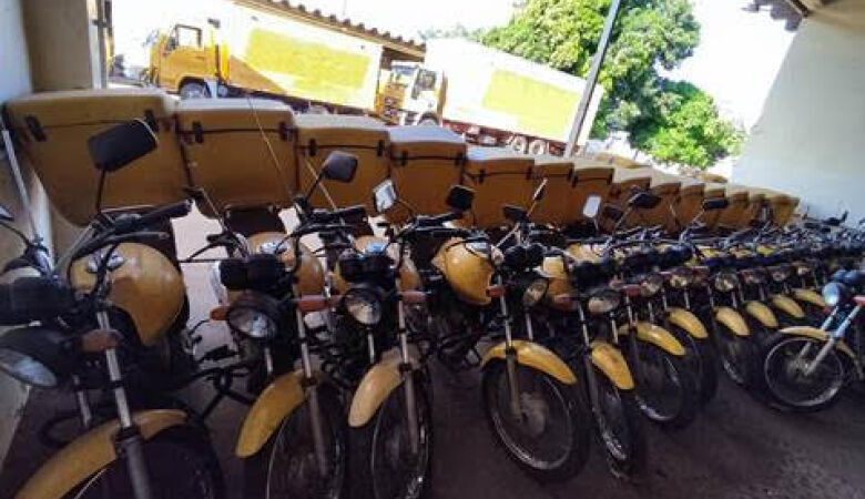 Correios realiza leilão de motocicletas em Mato Grosso do Sul