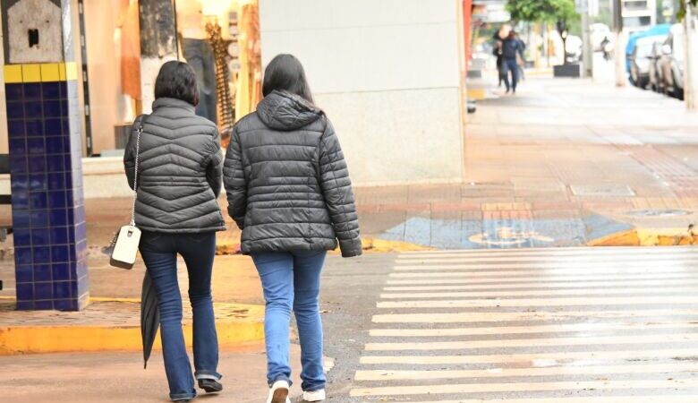 Chuva continua e frio pode chegar a 7°C em Dourados nesta quarta-feira 