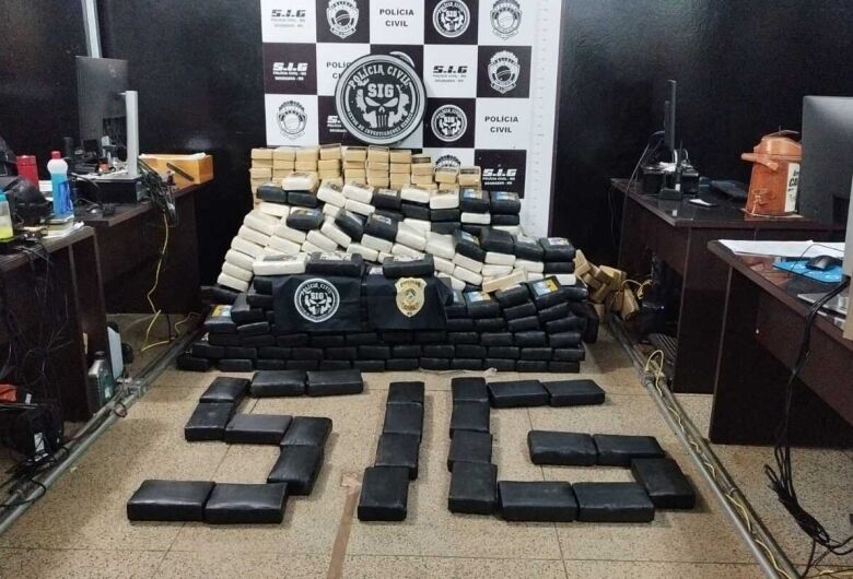 Polícia apreende mais de meia tonelada de cocaína em Dourados