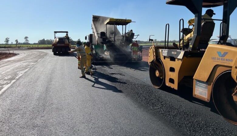 Obra da rodovia “Sul-Fronteira” já está com metade da pavimentação