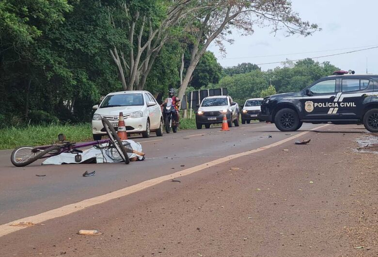 Ciclista morre após ser atingido por carro na BR-376