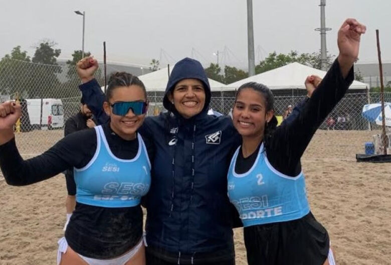 JEB’s 2022: Dupla feminina de MS começa com vitória no vôlei de praia