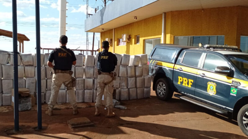 PRF apreende mais de 1,5 tonelada de maconha entre Dourados e Ponta Porã