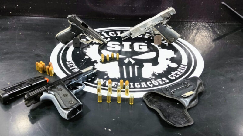 Empresário preso pelo SIG com armas é solto após pagar fiança de R$ 7 mil