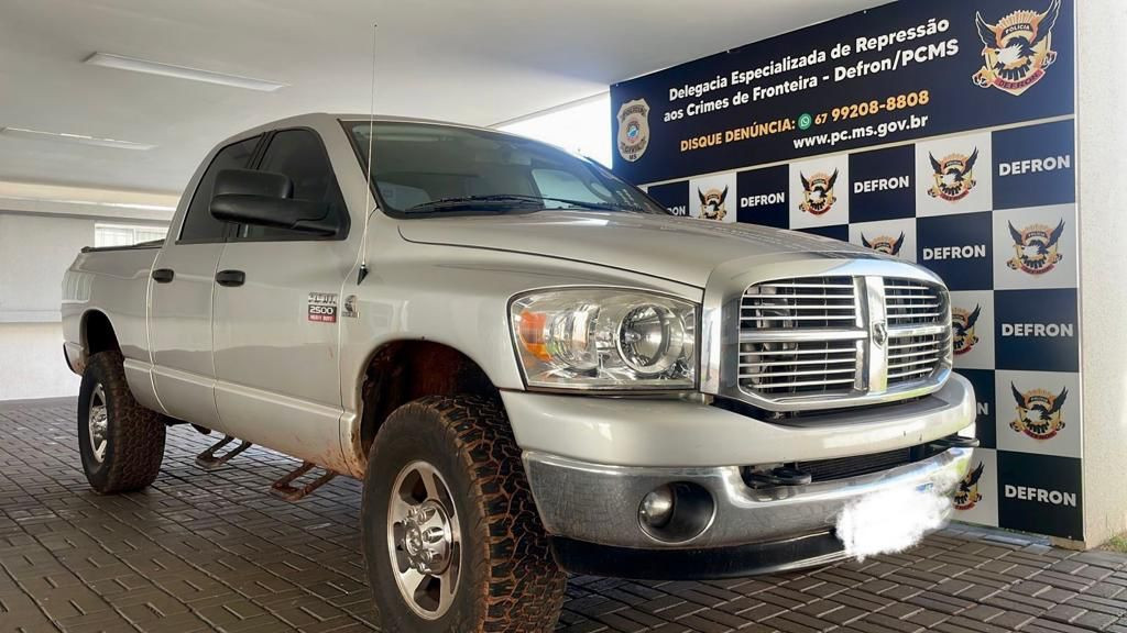 Polícia recupera Dodge Ram comprada com cheque sem fundo