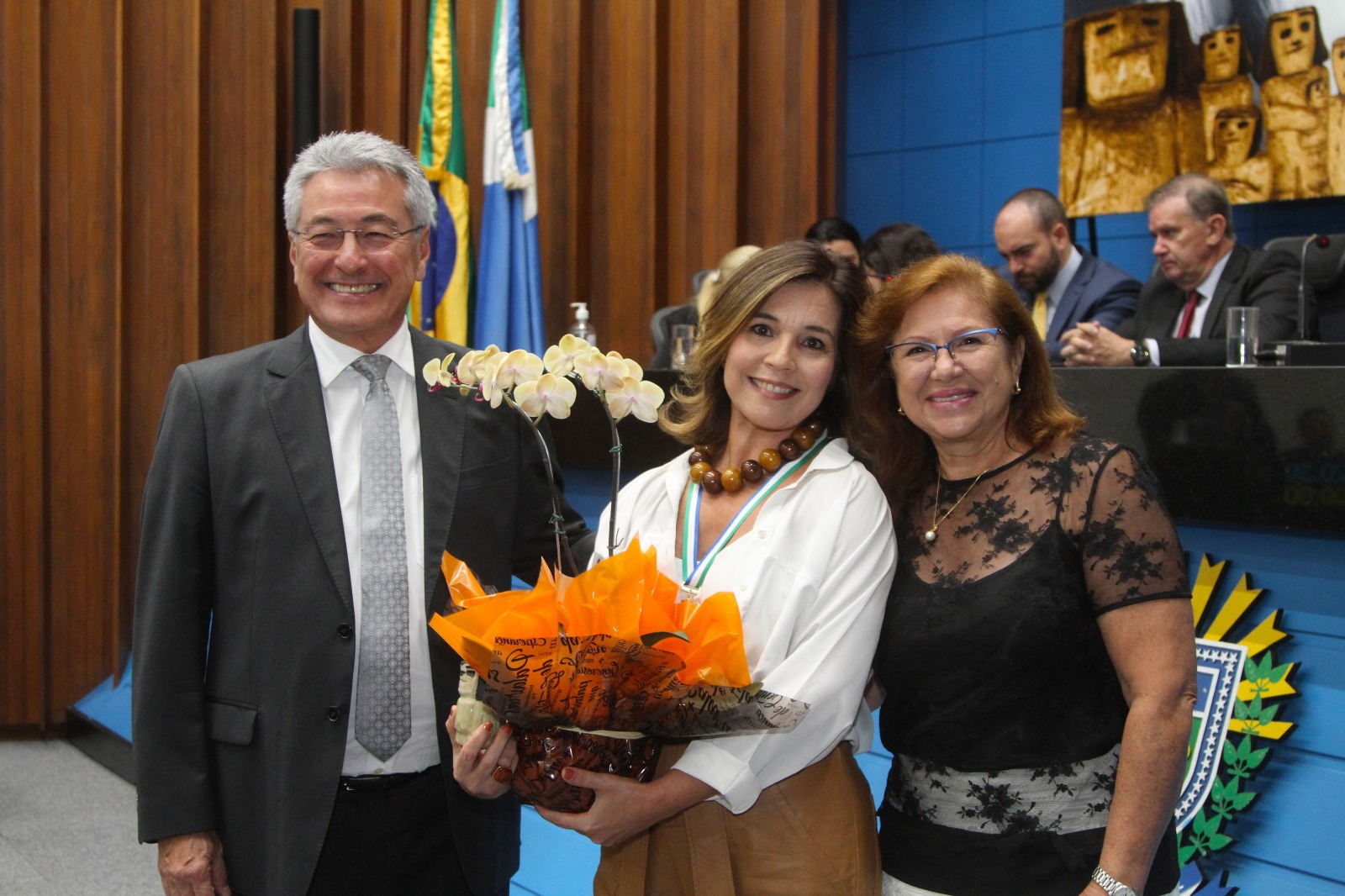 Deputado Hashioka homenageia grande expoente de Nova Andradina no Dia do Artesão