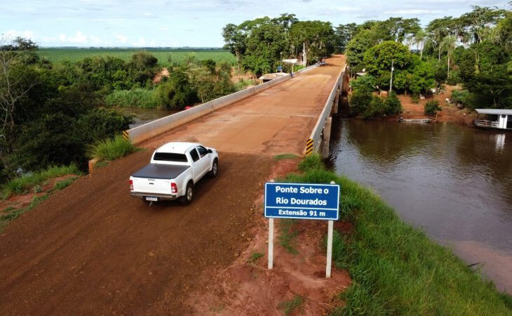 Concluída ponte entre Dourados e Deodápolis