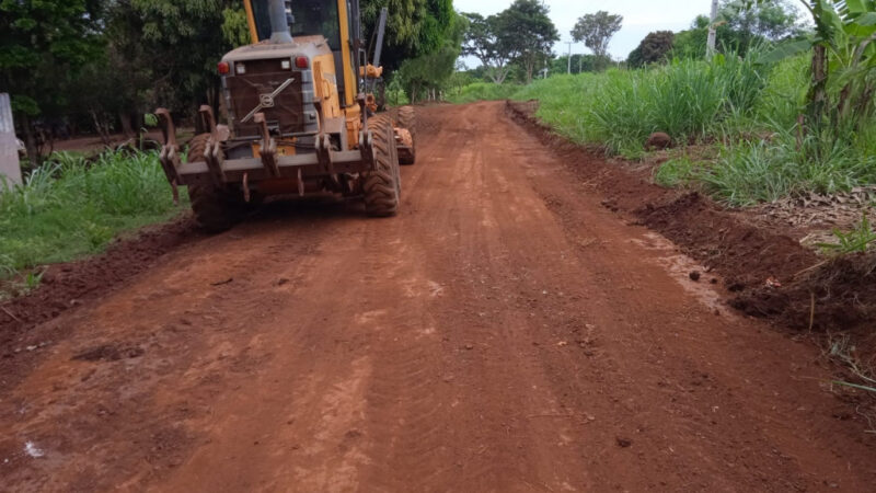 Prefeitura de Dourados realiza 163 quilômetros de patrolamento rural