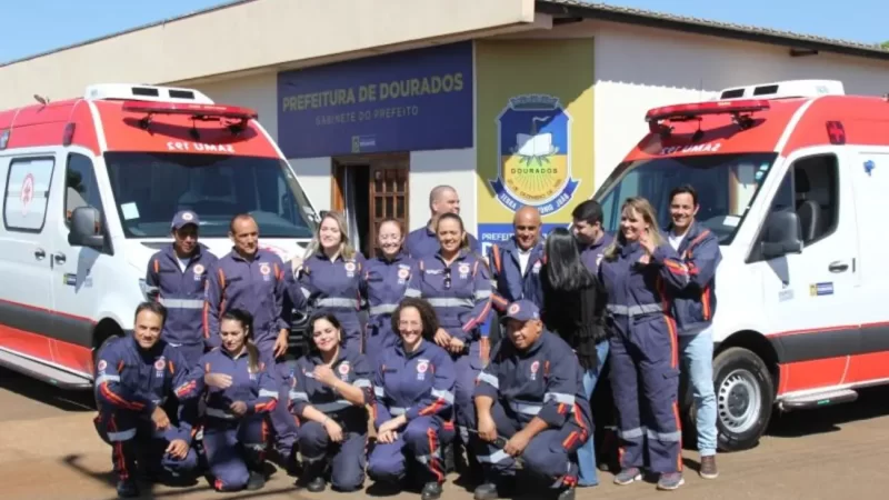 Samu de Dourados recebe 2 novas UTIs móveis adquiridas com recursos municipais