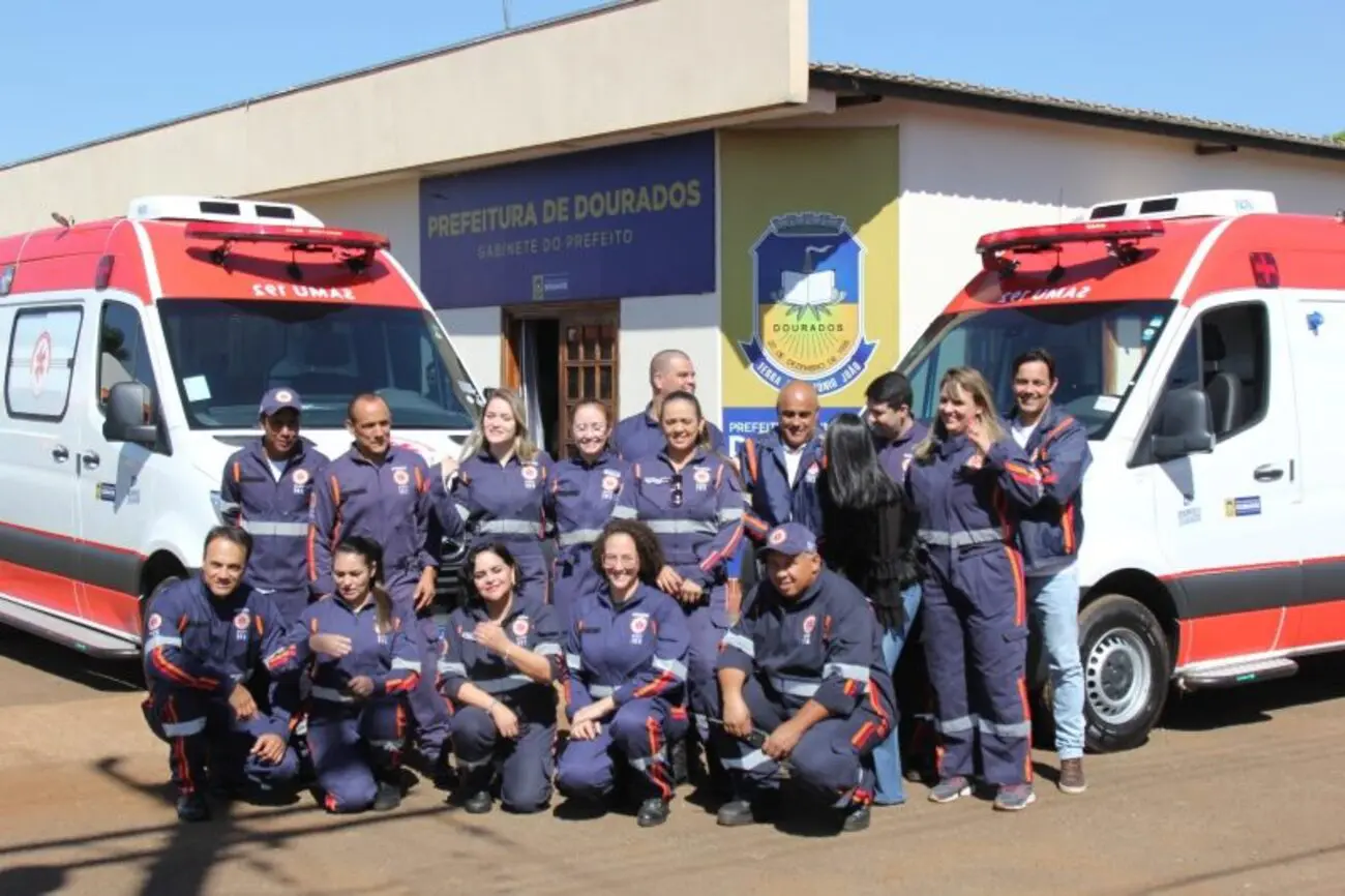 Samu de Dourados recebe 2 novas UTIs móveis adquiridas com recursos municipais