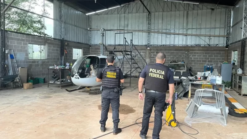 Polícia Federal prende em MS envolvido em quadrilha que transportava cocaína por helicóptero