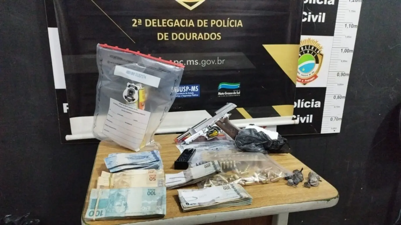 Traficante é preso em Dourados com droga escondida até em tubo de inseticida