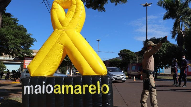 ‘No trânsito, escolha a vida’: Agetran inicia programação do Maio Amarelo 2023