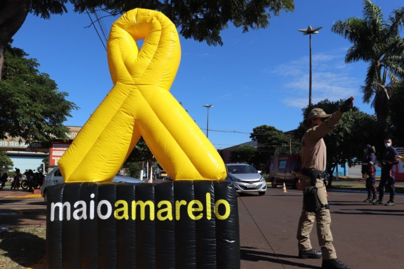 ‘No trânsito, escolha a vida’: Agetran inicia programação do Maio Amarelo 2023