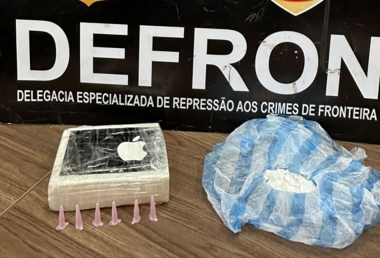 Homem é preso com tablete e porções de cocaína avaliadas em R$ 30 mil