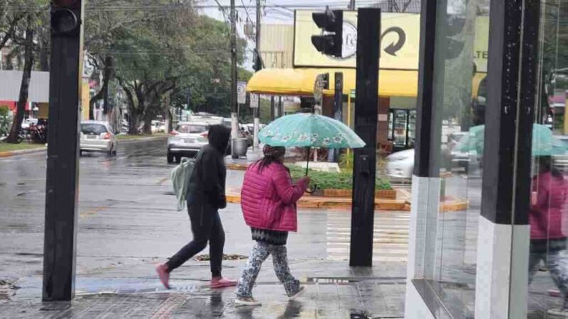 Dourados tem chuva de 6.9 milímetros com ventos, mas frio ainda é tímido