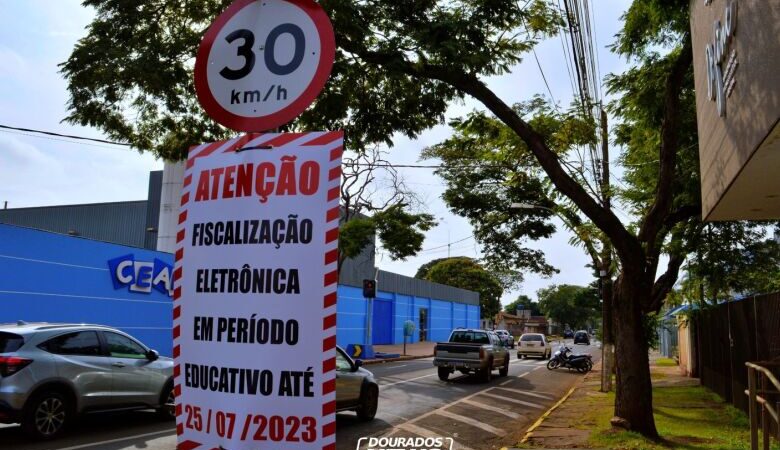 Radares passam a multar ‘apressadinhos’ a partir da próxima semana em Dourados