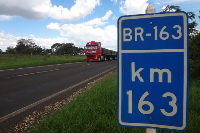 ANTT autoriza e pedágio na BR-163 em MS ficará quase 17% mais caro