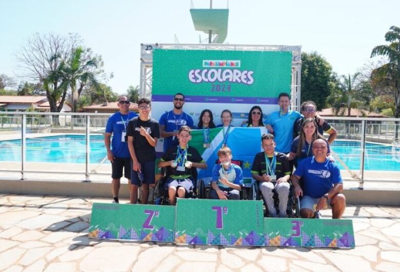 Douradenses conquistam 43 medalhas na etapa regional das Paralimpíadas Escolares