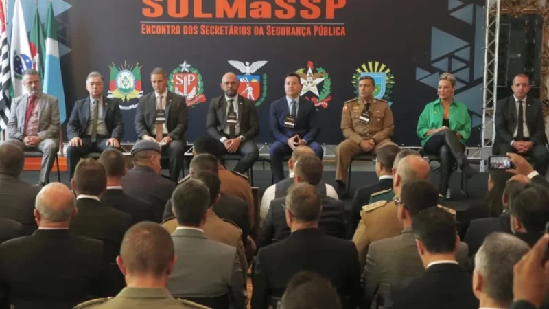Secretários defendem maior integração contra crime organizado
