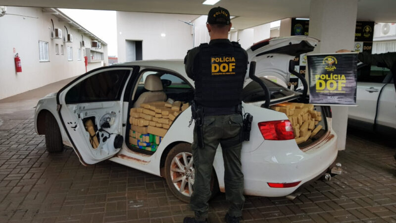 VÍDEO: Veículos são apreendidos com carga de maconha avaliada em R$ 7,8 milhões
