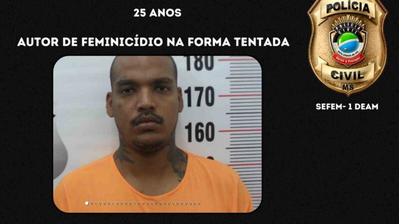 Procurado: Polícia faz buscas por ex-marido que tentou matar com tiros mulher em Campo Grande 